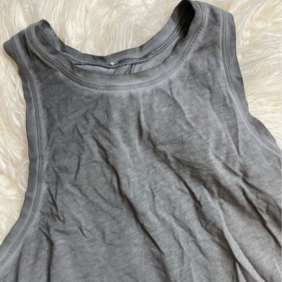 lululemon All Tied Up Tank *Gray Wash size 6 - Picture 6 of 8